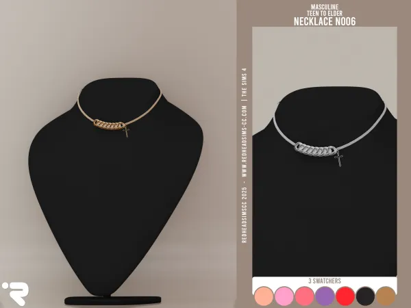 Alpha AM NECKLACE N006 - The Sims 4 Custom Content
