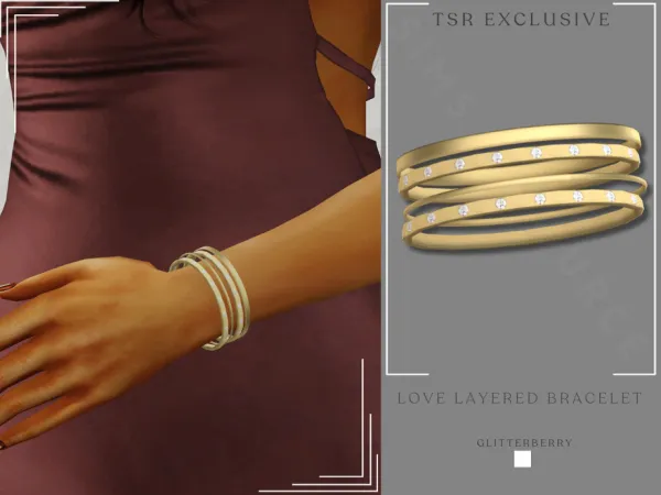Love Bracelet Layered