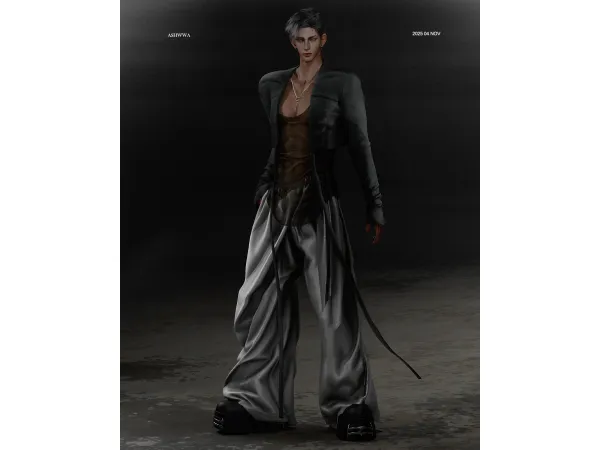 Man in Sleeved Jacket by ashwwa