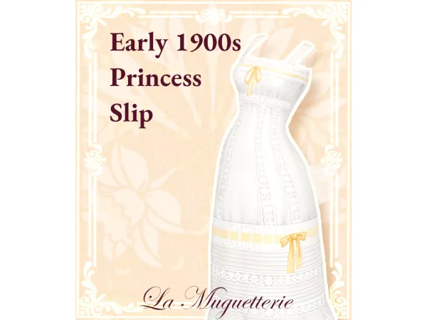 1900-1910 Princess Slip by Liljekonvall