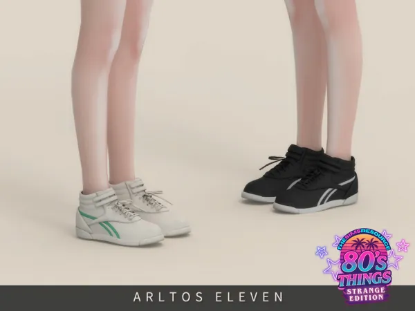 Mix Stranger Things Eleven shoes by Arltos - The Sims 4 custom content