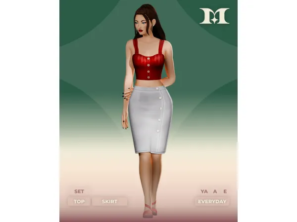 Maxis Match Darling Set by Darling - The Sims 4 Custom Content