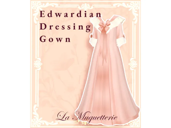 Maxis Match Edwardian Dressing Gown by Liljekonvall - The Sims 4 Custom Content