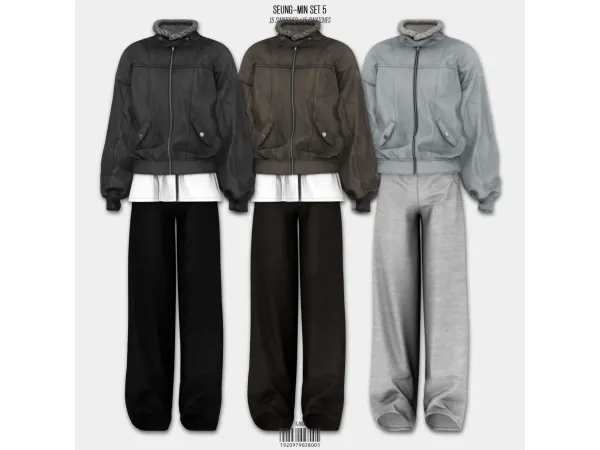 Alpha Seung Min Set 5 by mirosims2020 - The Sims 4 Custom Content