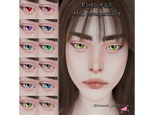 Alpha (SC) Eyes 33 - The Sims 4 Custom Content