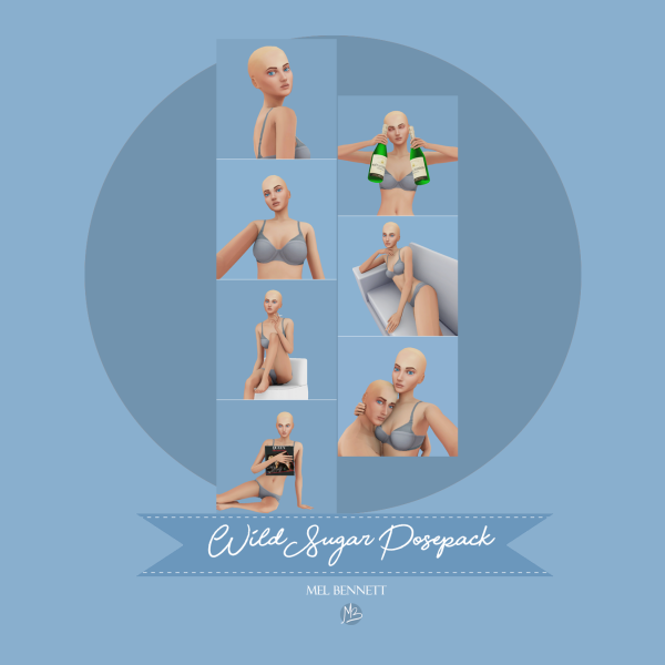Mix Wild Sugar Posepack by melbennett - The Sims 4 Custom Content