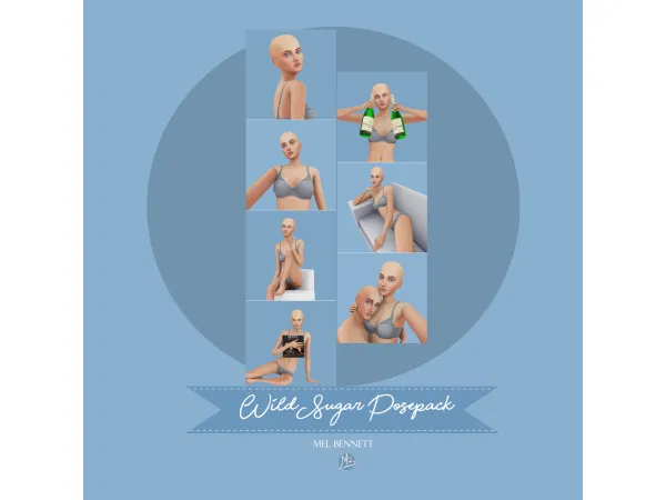 Mix Wild Sugar Posepack - The Sims 4 Custom Content