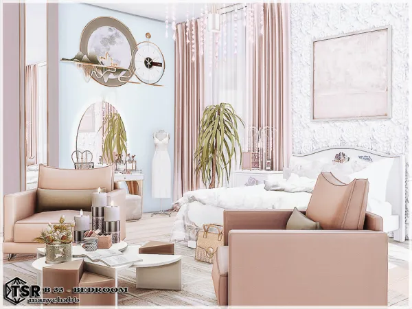 Alpha B33 Bedroom - The Sims 4 Custom Content
