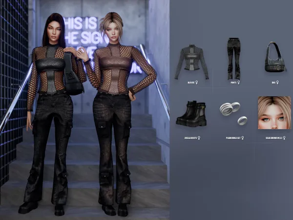 Alpha The Beat Female 2 - The Sims 4 Custom Content