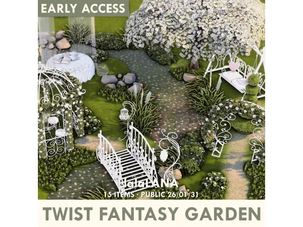 Mix [LANA] Twist Fantasy Set by lalalana - The Sims 4 custom content