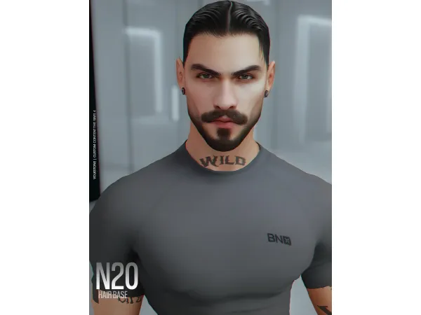Alpha HAIR BASE N20 Pack Brown (FREE) - The Sims 4 Custom Content