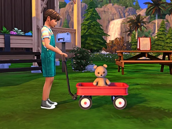 Animated Toy Wagon