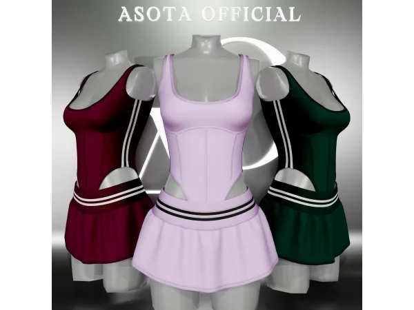 Alpha [ASOTA OFFICIAL] Youna Outfit - The Sims 4 Custom Content