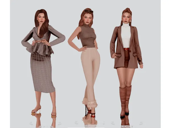 Alpha fall business by simmatry - The Sims 4 Custom Content