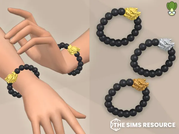 Maxis Match Dragon Beads Bracelet - The Sims 4 Custom Content