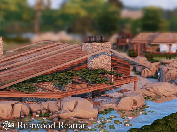 Maxis Match Rustwood Retreat l noCC - The Sims 4 Custom Content