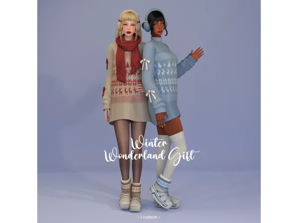Maxis Match Winter Wonderland Gift - The Sims 4 Custom Content