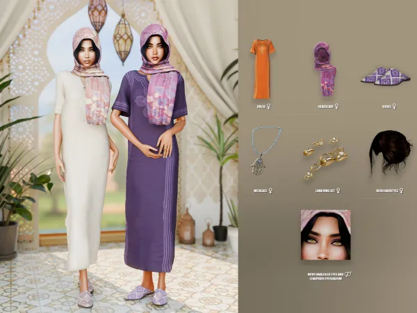 Alpha Taste Of Marrakesh Lookbook - The Sims 4 Custom Content