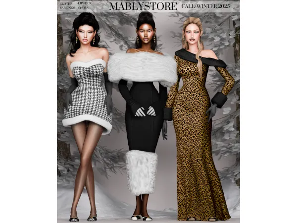 Alpha COLLECTION FALL WINTER by mably - The Sims 4 Custom Content