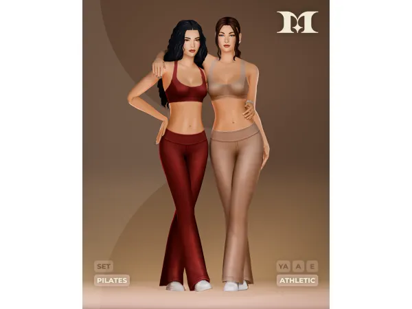 Maxis Match Pilates Set by milliancc - The Sims 4 Custom Content