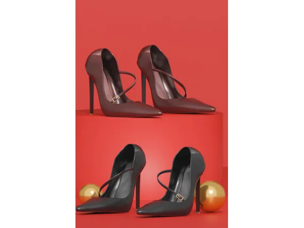 Alpha MablyStore FORMAL HIGHHEELS - The Sims 4 Custom Content