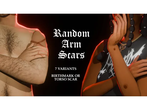 Maxis Match random arm (and hand) scars by mellosakicc - The Sims 4 Custom Content
