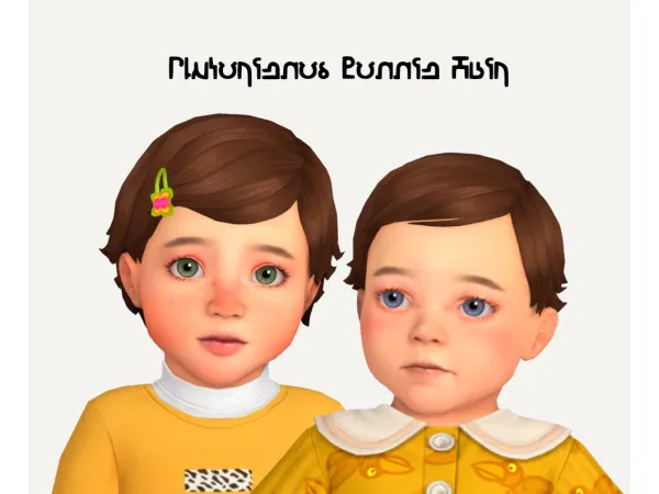 Maxis Match Plutorienos Bonnie Hair - The Sims 4 Custom Content