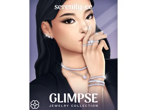 Maxis Match Glimpse Jewelry Collection by serenitycc - The Sims 4 Custom Content