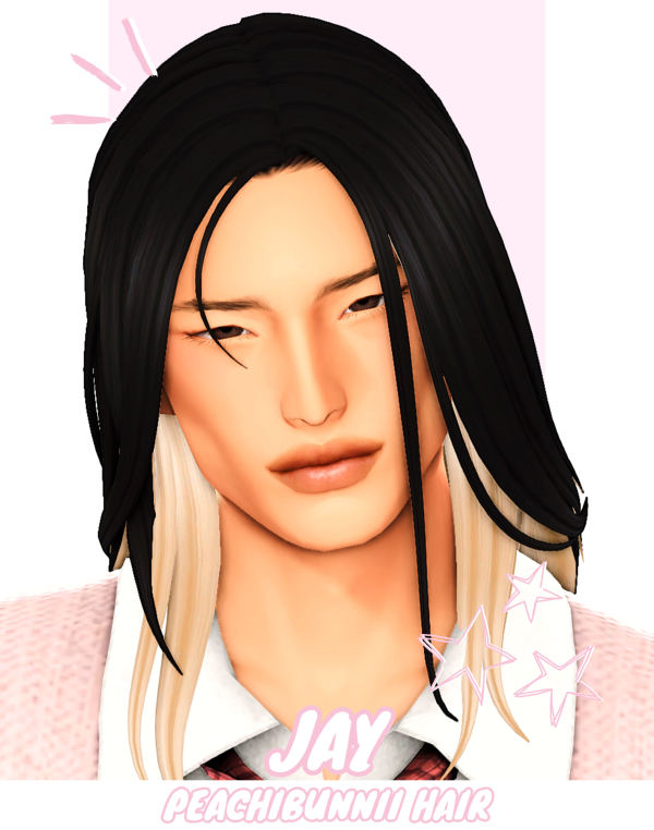 Maxis Match Jay Hair by simsfinds - The Sims 4 Custom Content