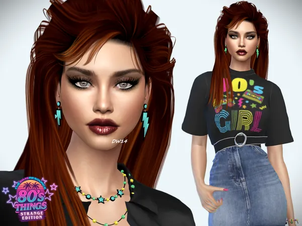 Mix 80's Things Ottavia Vitrone - The Sims 4 Custom Content