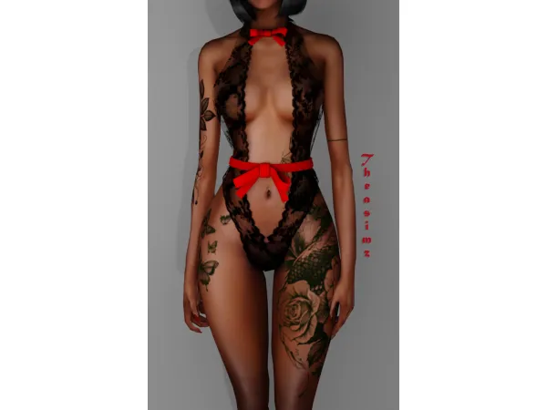 Mix Crystal tattoo by Theasimz - The Sims 4 Custom Content