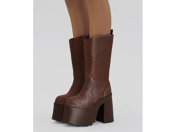 Alpha marc jacobs margaret boots by delicious things - The Sims 4 Custom Content