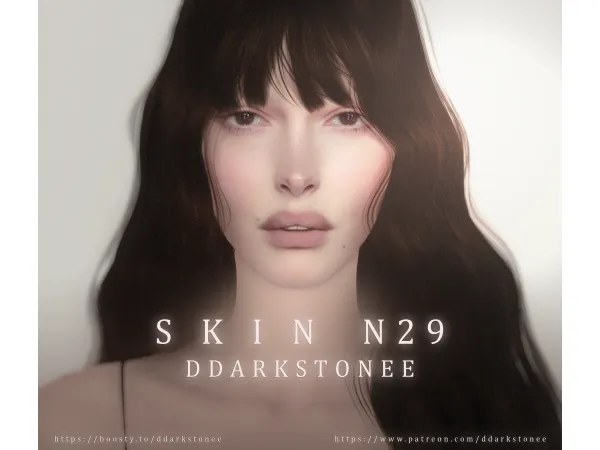 Alpha SKIN N29 by ddarkstonee - The Sims 4 Custom Content