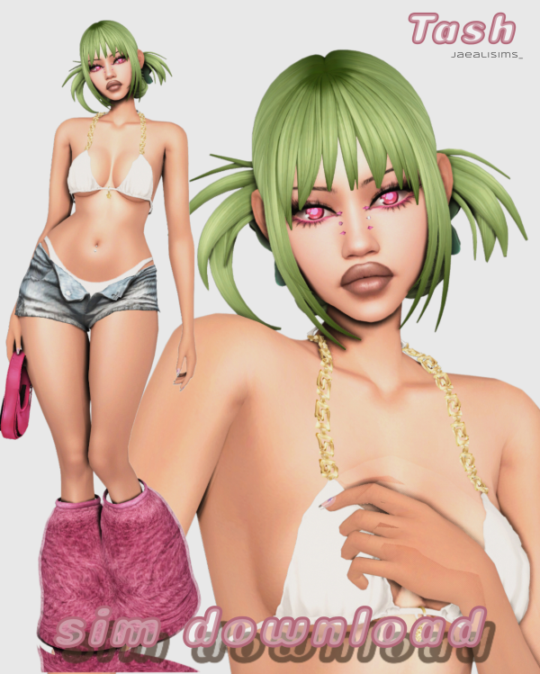 Mix Tash by simsfinds - The Sims 4 Custom Content