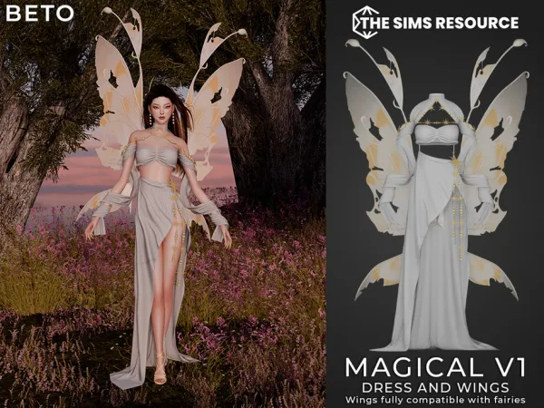Alpha Magical Set V1 by Beto_ae0 - The Sims 4 Custom Content