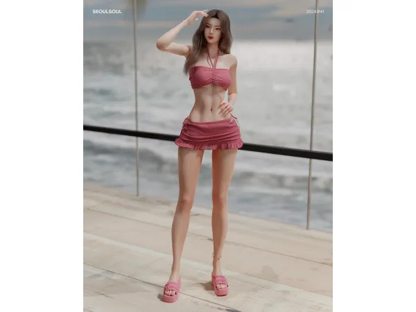 Alpha SIMS4 2024 041 soul by seoul - The Sims 4 Custom Content