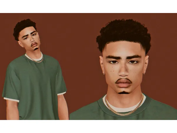 Alpha Zamir Grady by brattycakes - The Sims 4 Custom Content