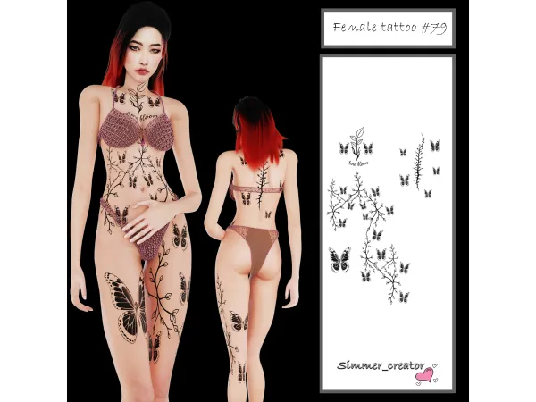 Female tattoo #79