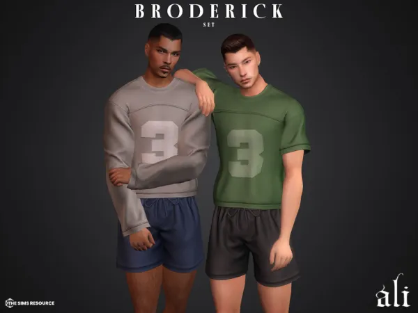 Alpha BRODERICK set by ali1 - The Sims 4 Custom Content