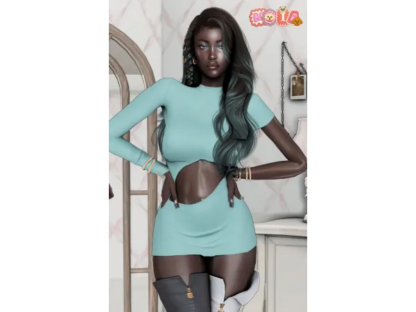 Alpha GINA BLOOM by moiamarul - The Sims 4 Custom Content