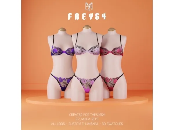 Alpha FR_Moda sets - The Sims 4 custom content