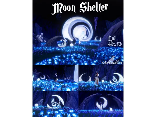 Mix Moon shelter lot by natalia_auditore - The Sims 4 Custom Content