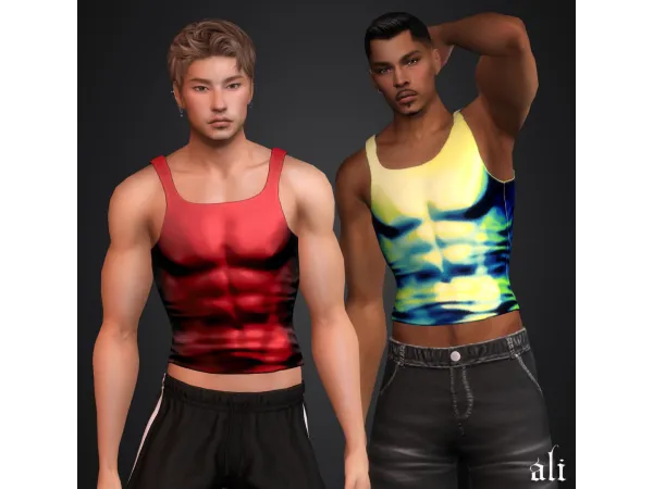 Alpha ASHTON top JAN2026 by ali_s4cc - The Sims 4 Custom Content