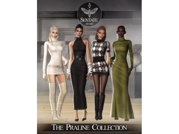 Maxis Match SENTATE The Praline Collection - The Sims 4 Custom Content
