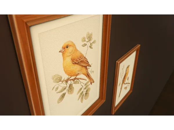 Maxis Match Vintage French Embroidery Frame Cheez Blast - The Sims 4 Custom Content