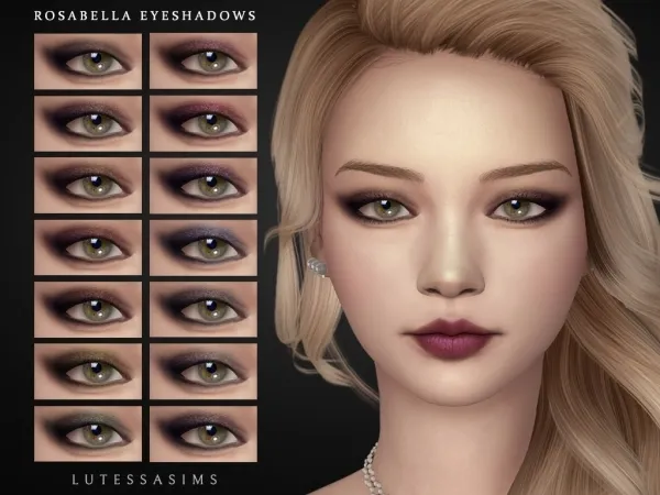 Alpha Rosabella Eyeshadows - The Sims 4 Custom Content