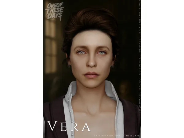 Alpha Vera (Farmiga) SKIN lipstick tray files - The Sims 4 Custom Content