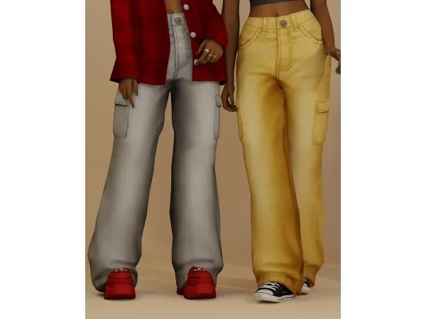Maxis Match Library Cargo Pants - The Sims 4 Custom Content