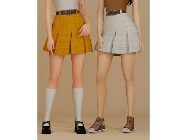 Maxis Match Prep Bell Skirt - The Sims 4 Custom Content