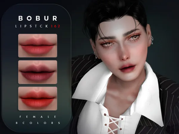 Alpha Matte lipstick - The Sims 4 Custom Content
